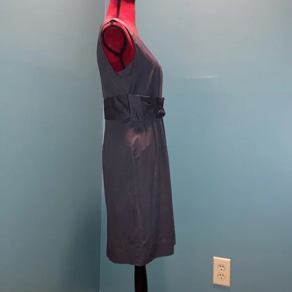 Loft Brown Cotton Dress Size 8 - Picture 4 of 14